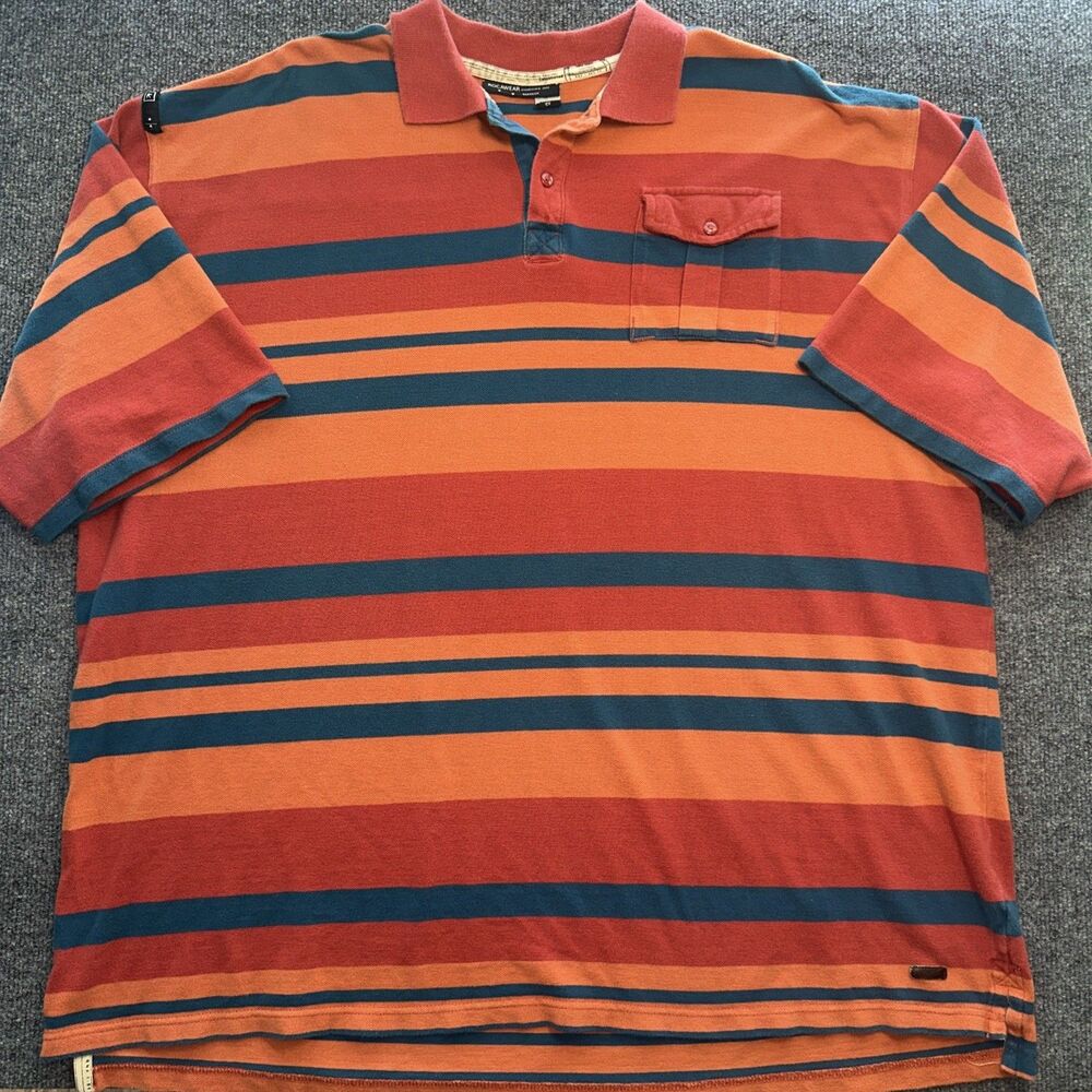 Vintage Rocawear Polo Shirt 4XL Striped Streetwear Y2K 90s 4XL